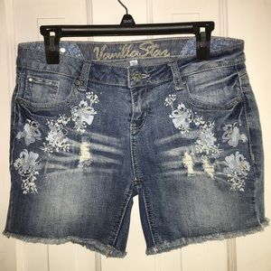 “Vanilla Star” Jean Shorts
